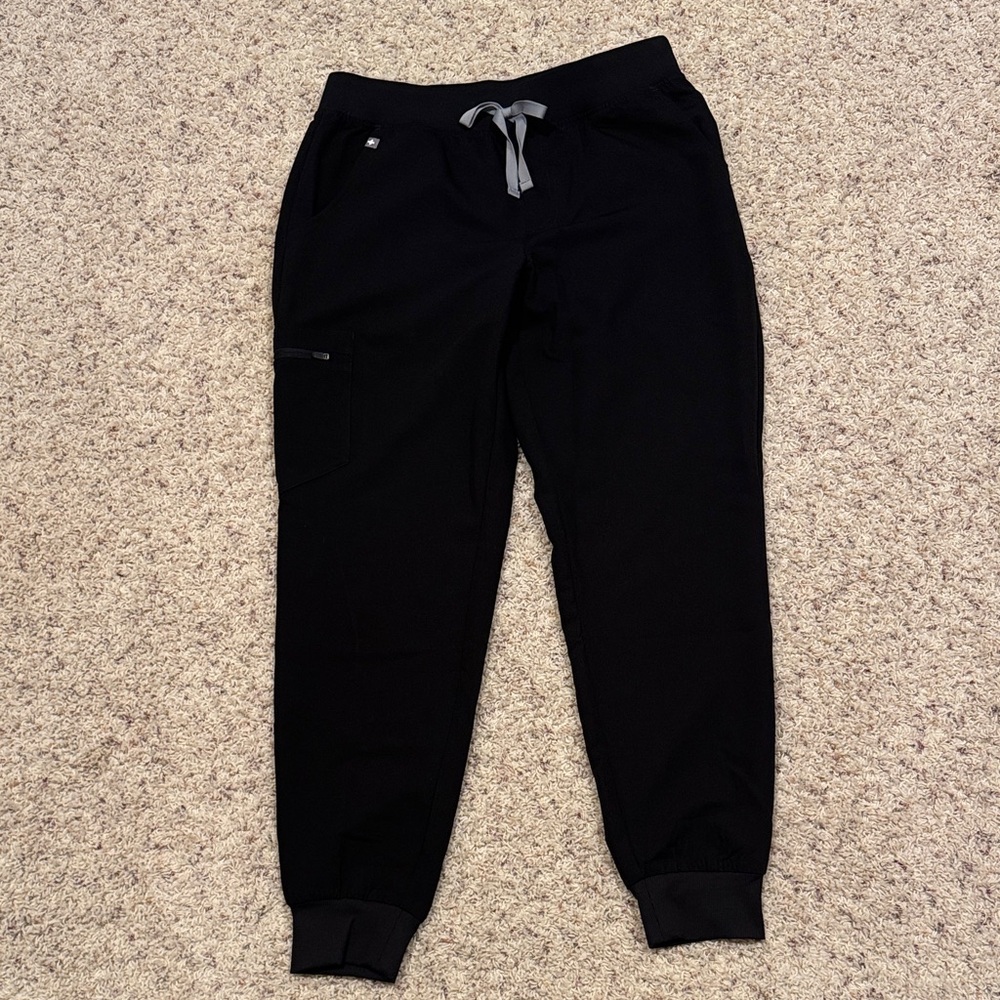 Figs Black Jogger Pants